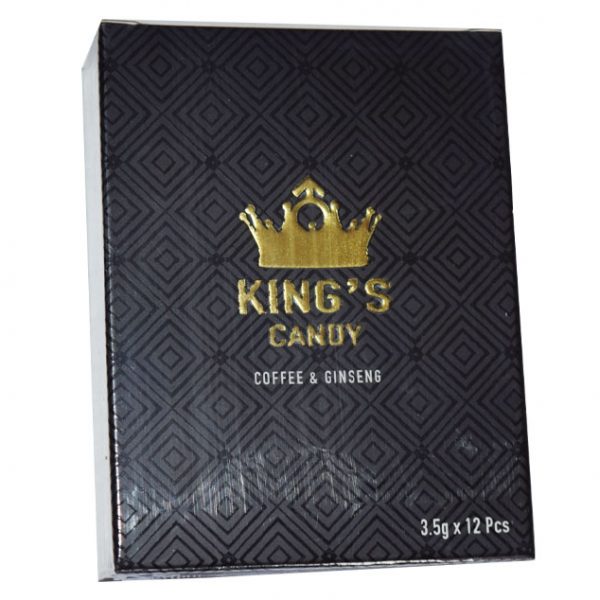 KING'S CANDY COFFEE & GINSENG (3.5G X 12 PCS)
