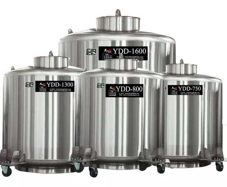 vapor phase liquid nitrogen freezer ydd-850 Large diameter liquid nitrogen tank price