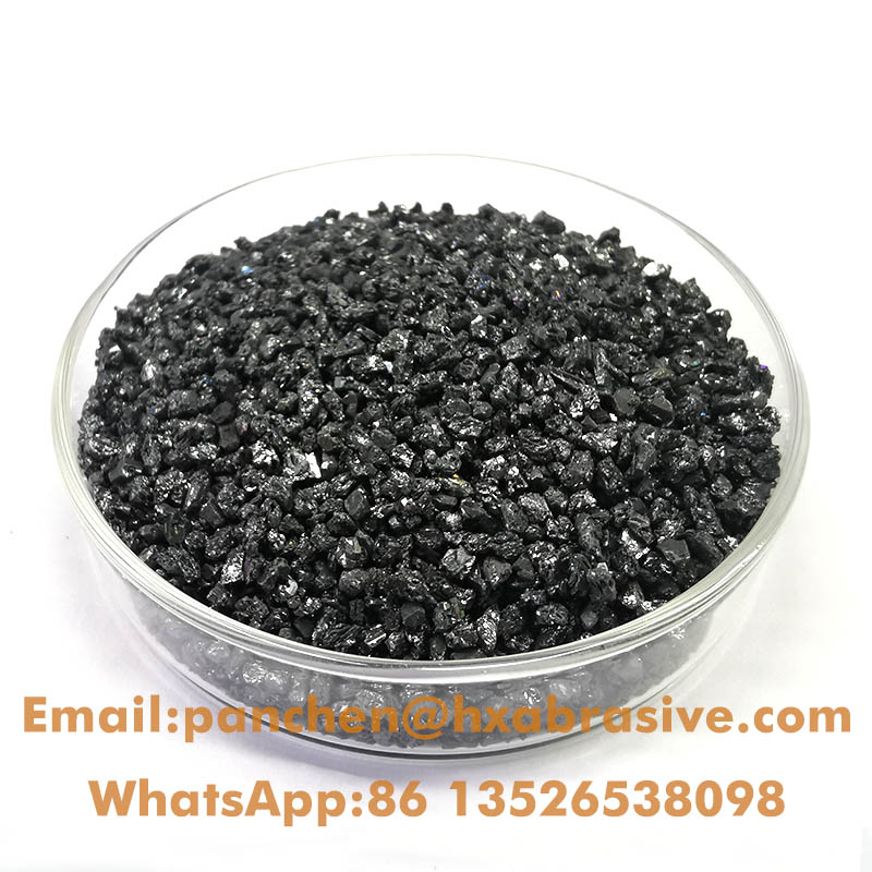Карбид кремния черный F020 F024 Цветная пескоструйная среда