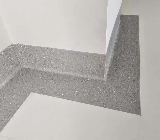 Homogeneous Transparent Coil Flooring
