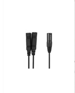 CB-04 GA Headset Dual Plug to Airbus Headset Adapter Cable