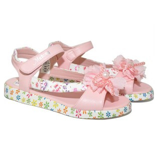 2012夏季新款 牧童童鞋 女童可爱花朵时尚公主凉鞋R4118 31-37