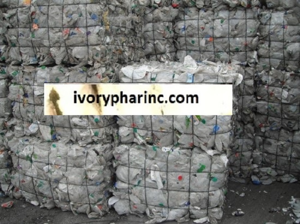HDPE High Density Polyethylene Milk Bottle Scrap For Sale, Bale-regrind