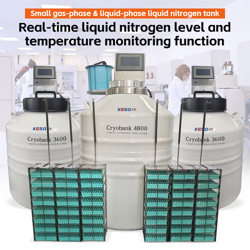 Tonga Stem cell liquid nitrogen tank KGSQ ln2 cryogenic freezer