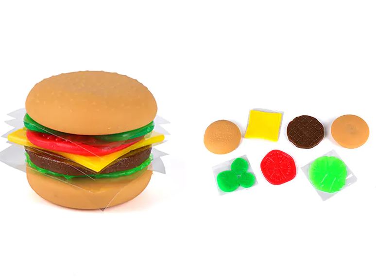 ARTIFICIAL FOOD TOY Stack Snacks Burger