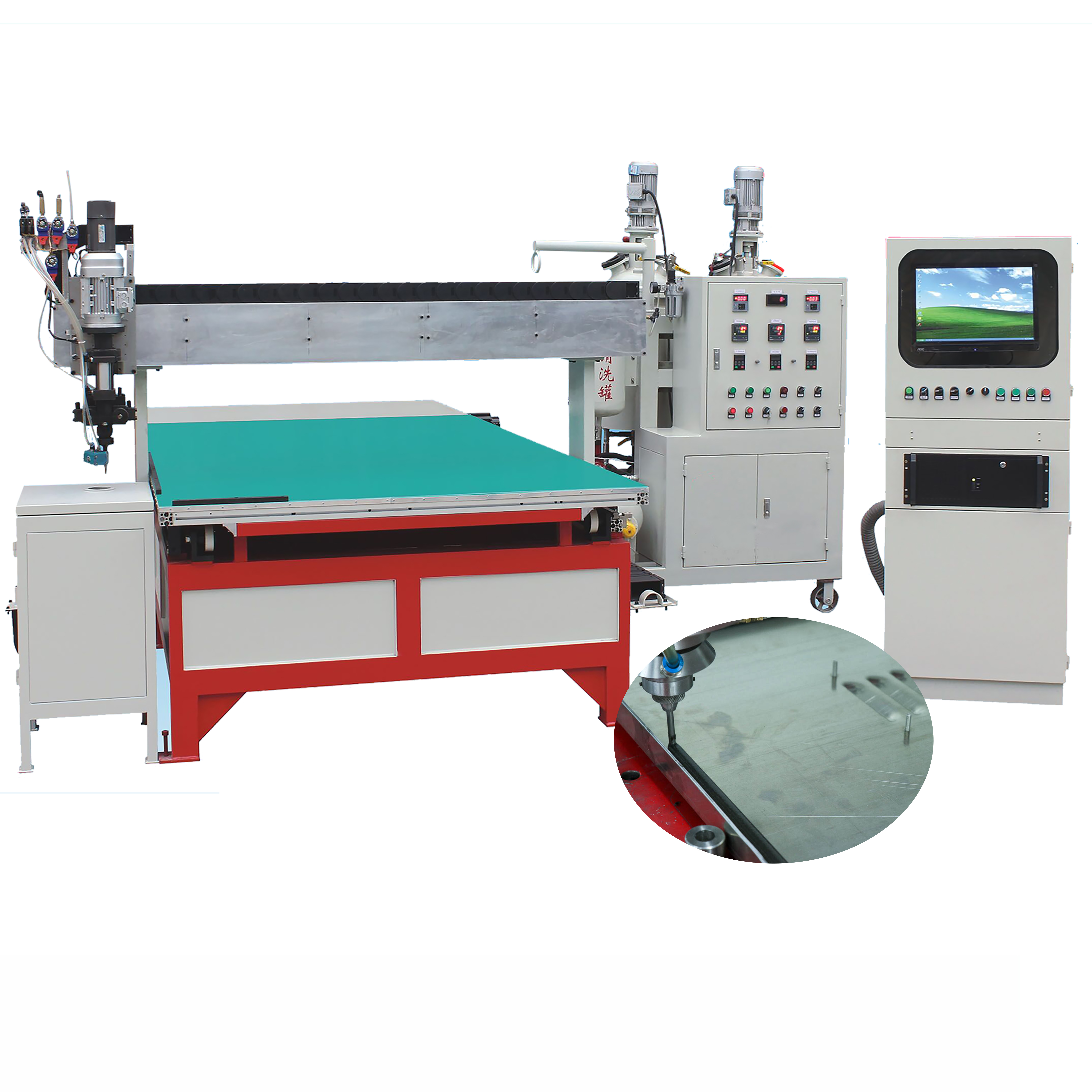 Двухкомпонентная машина для склеивания и герметизации смолы, заливки, прокладки, формовочной прокладки (FIPG) для заполнения термических зазоров