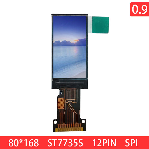 0.96 LCD IPS TFT 80x160 13PIN SPI4 IPS 110nits TFT LCD Display Module