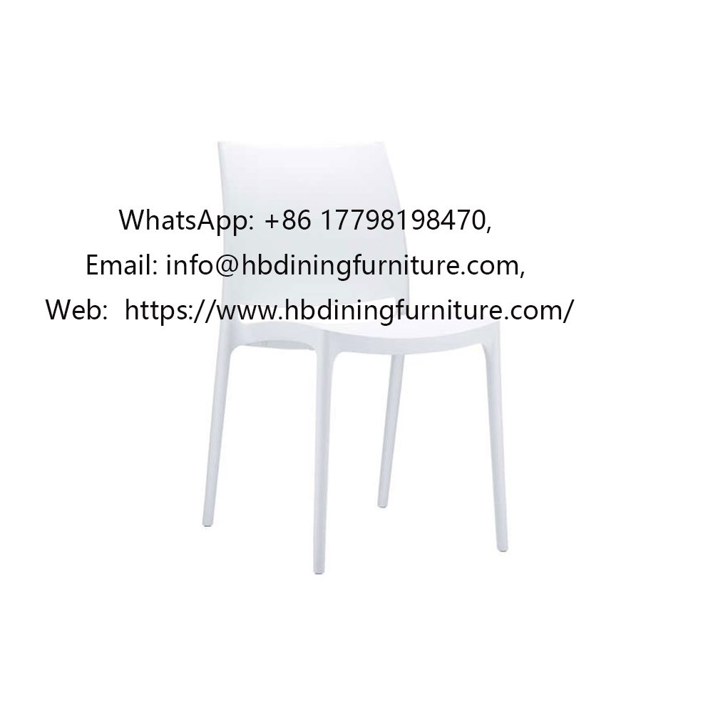 Plastic large back dining chair