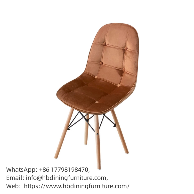 Velvet Chairs Outdoor Dining Room Upholstered DC-R05