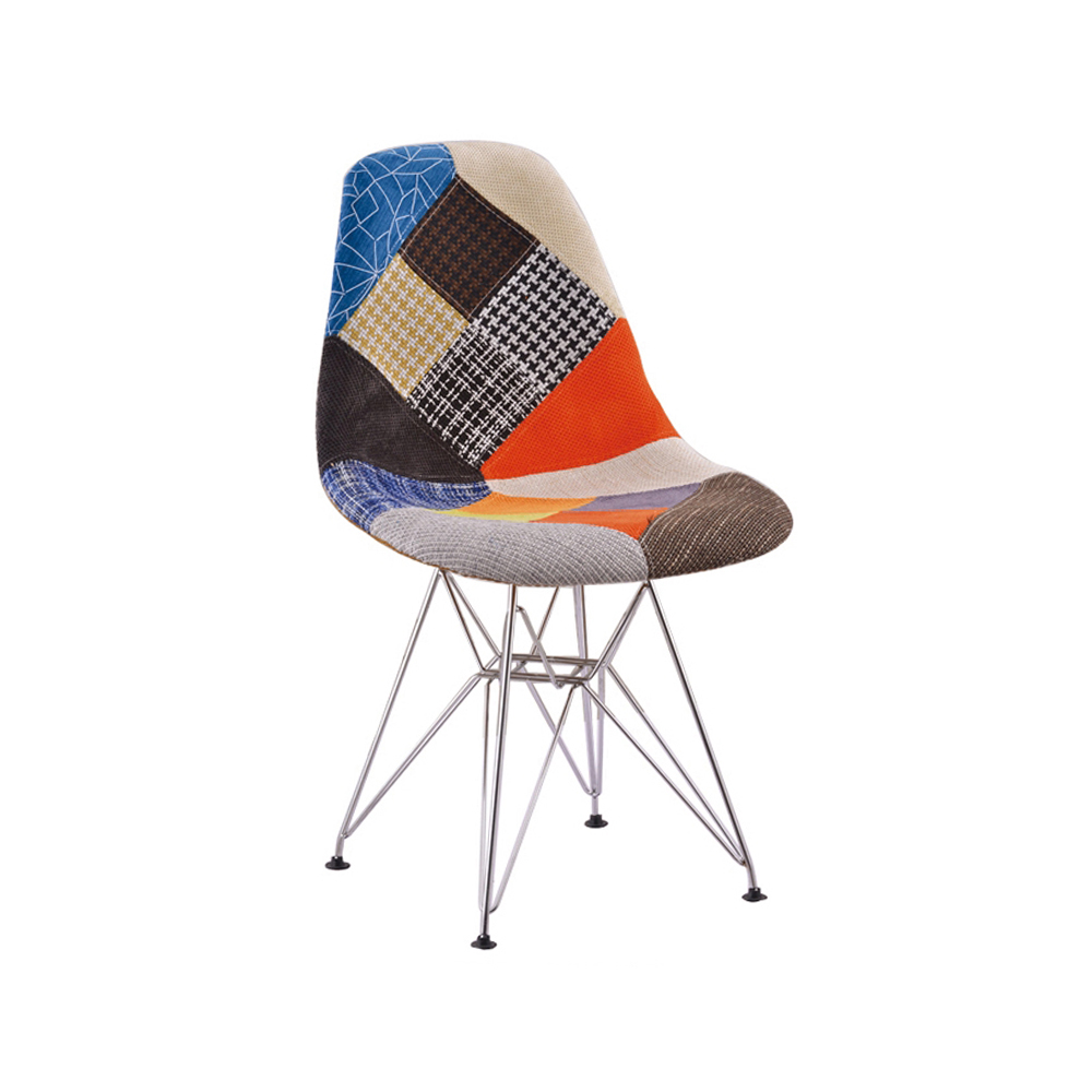 Multicolor Fabric Upholstered Dining Chair DC-F01M