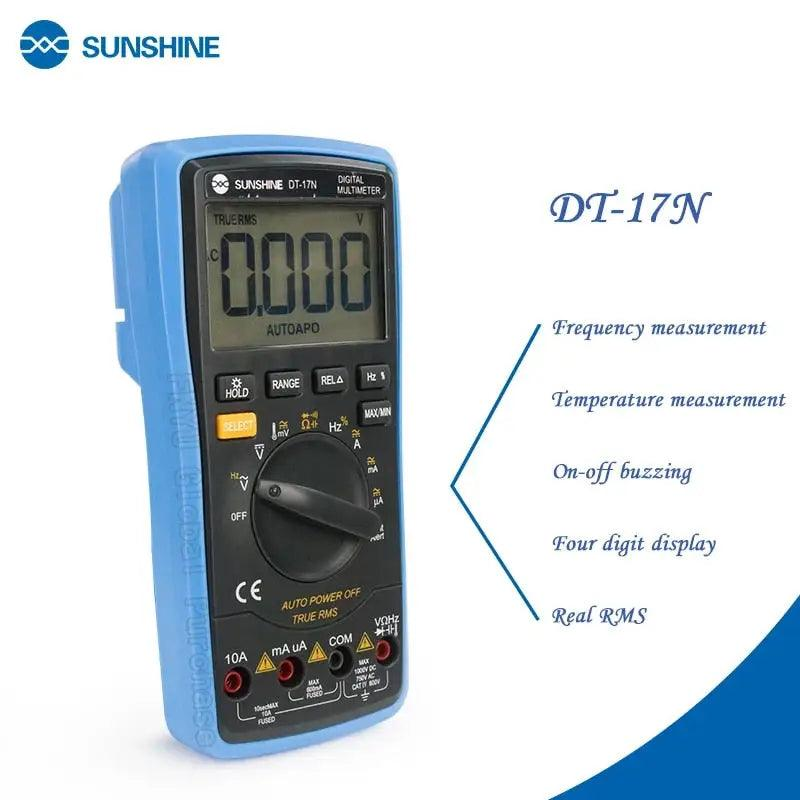 SUNSHINE DT-17N multimeter DC voltage, current and resistance measurement