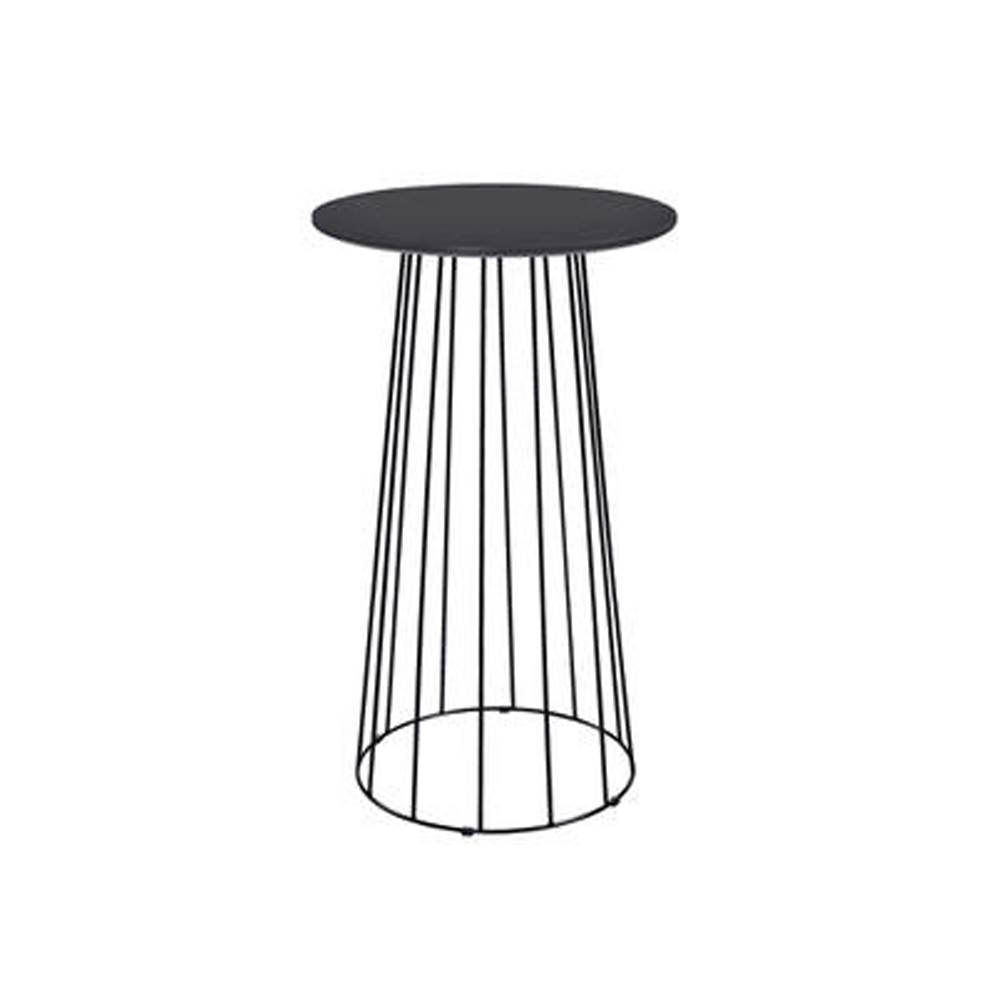 Modern Round Dining Table with Metal Base DT-M34