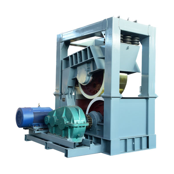 Vertical double roller sand making machine