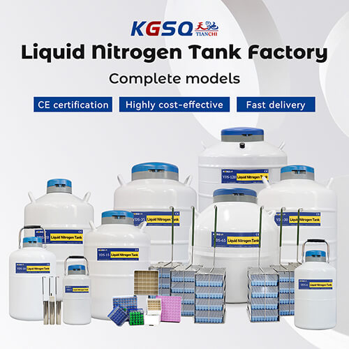 South Africa liquid nitrogen tank cell storage KGSQ lab dewar