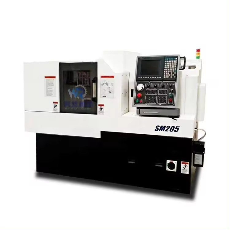 5-axis Swiss-type CNC automatic lathe with automatic feeder