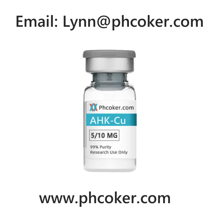 Buy pharmaceutical grade AHK-Cu5mg 10mg vials peptide powder online at favorable price from peptide supplier Phcoker.com