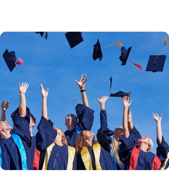 High School Graduation Caps, Gowns, & Tassels