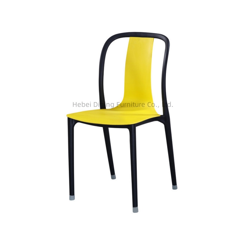 Stackable Plastic Chair Unique Restaurant Dining Chairs Outdoor Garden Chair DC-N28