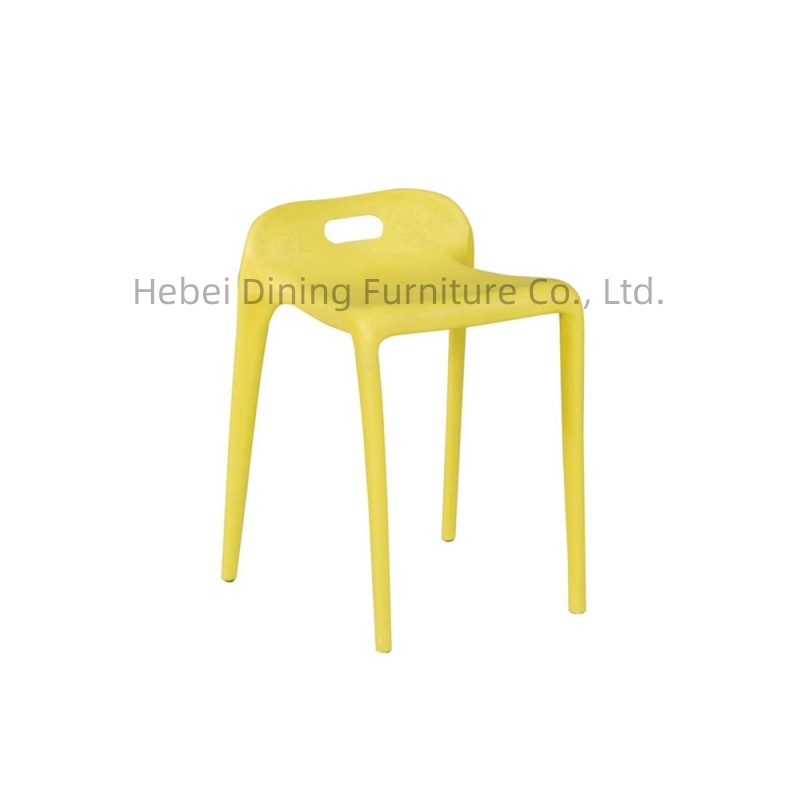 Plastic Dining Chairs with Low Backrest DC-N15