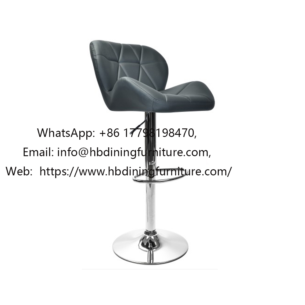 Modern PU bar leather swivel bar chair