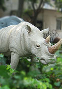 Аниматроник носорог Китай