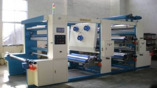 15.2kw 1160mm printing width combine with four-colors flexographic printing machine