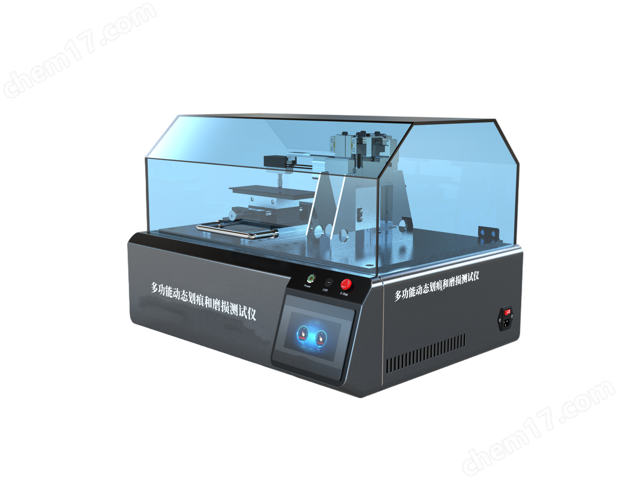 Automatic dynamic scratch and wear tester system