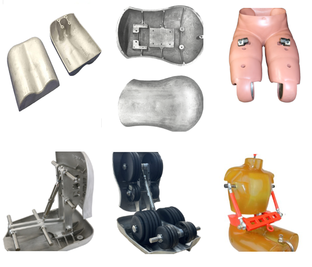 High Precision Body Part Test Dummy for Ergonomic Studies