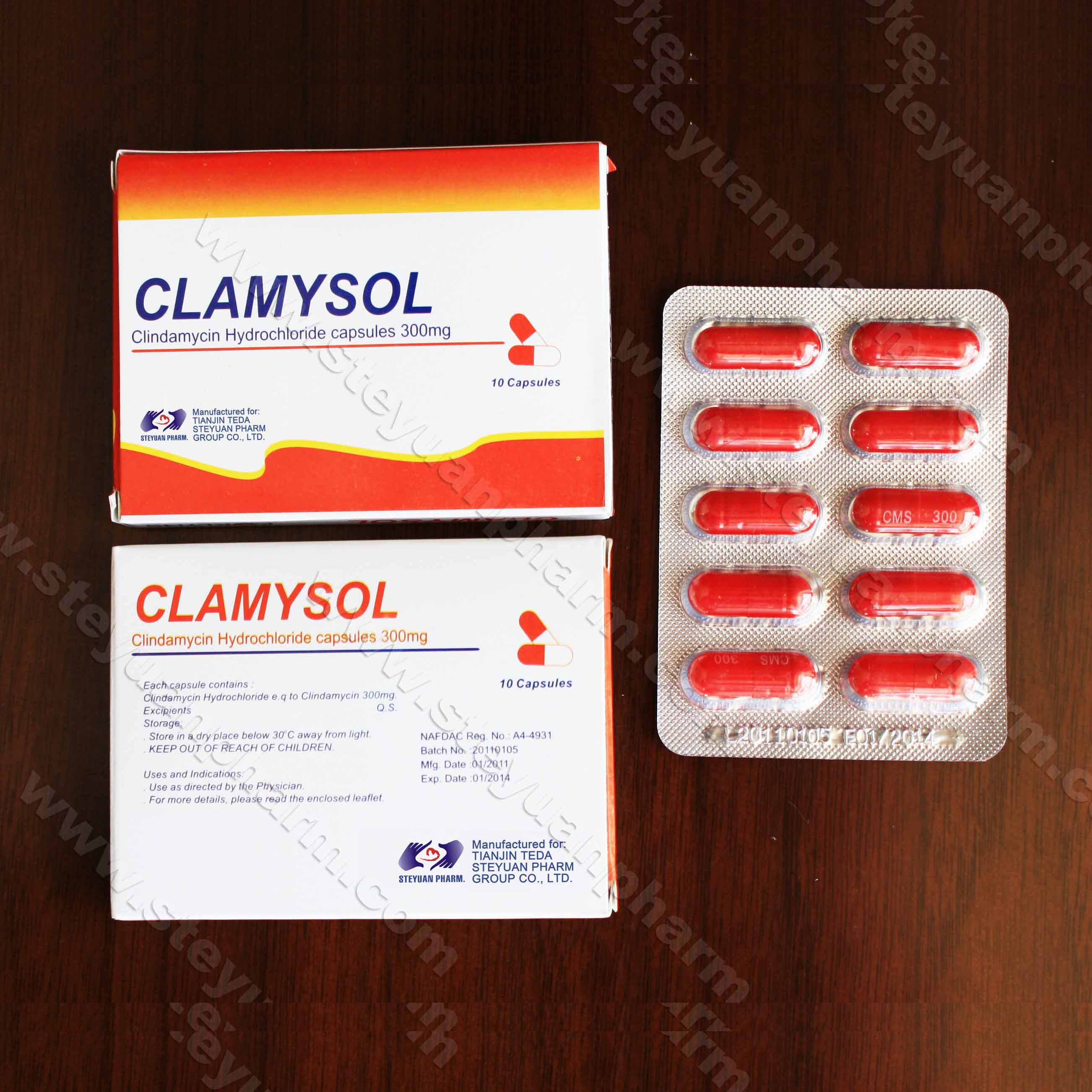 Clindamycin hydrochloride capsules