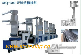 MQ-500Textle waste recycling line