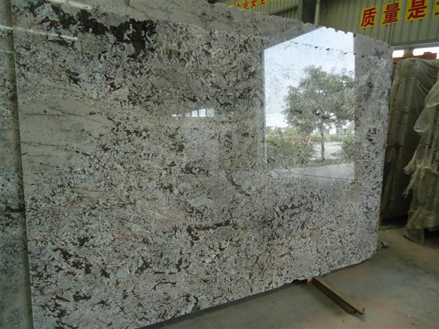 Bianco Antico granite slab