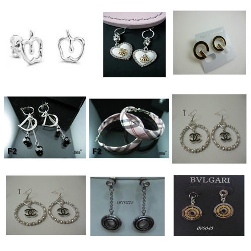 Burberry Bvlgari Cartier Chanel ect famous brand earrings jewelry