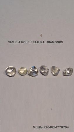 Namibia rough diamonds