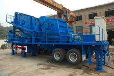 mobile crushing plant