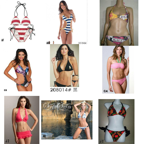 Juicy Couture Lacoste Paul Smith ect famous brand bikinis beachwear