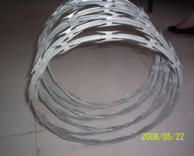 Cross Razor Wire