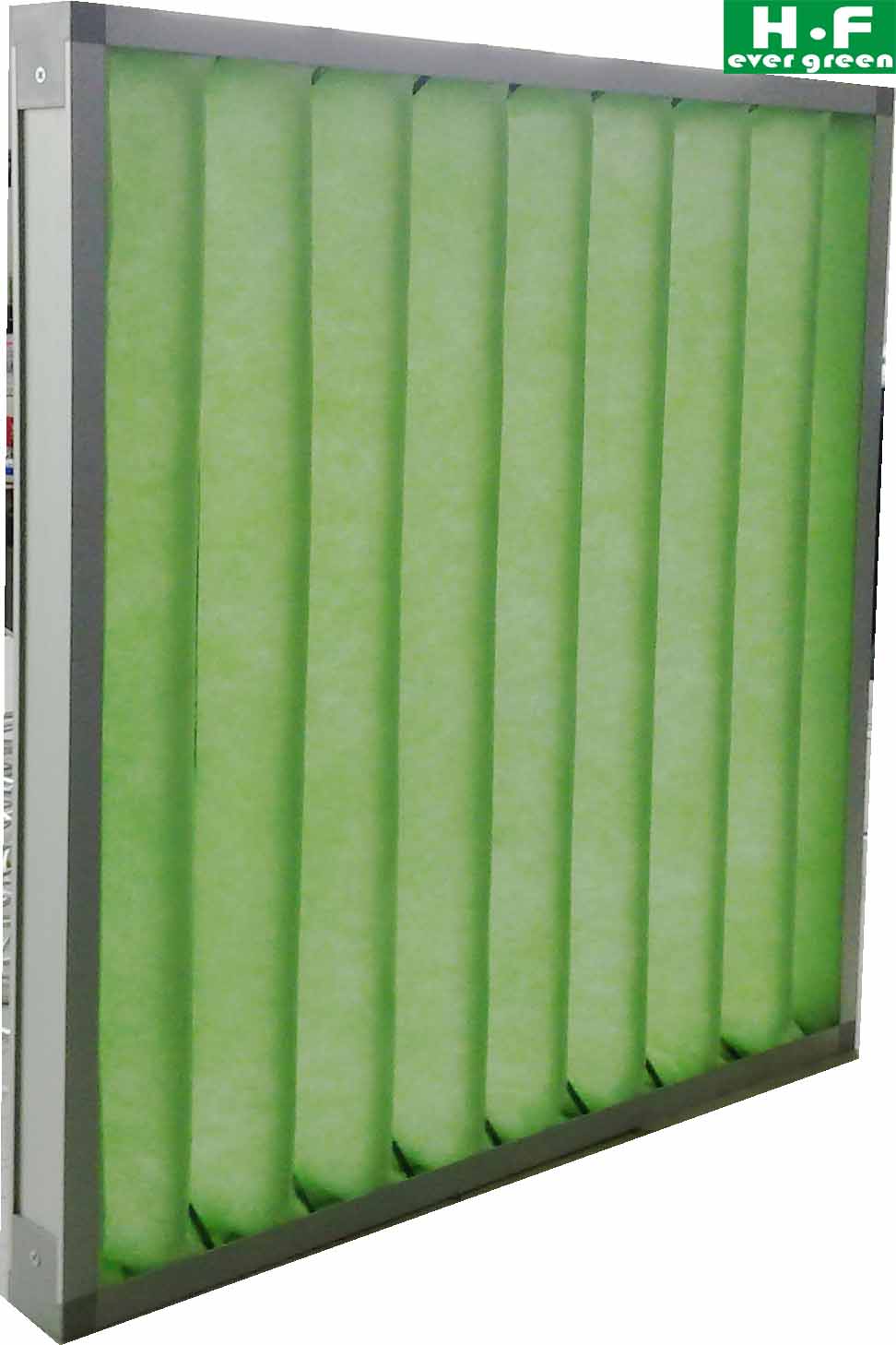 Medium Efficiency Green-White panel air Filter