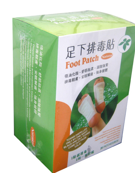 Promoting blood circulation foot patch