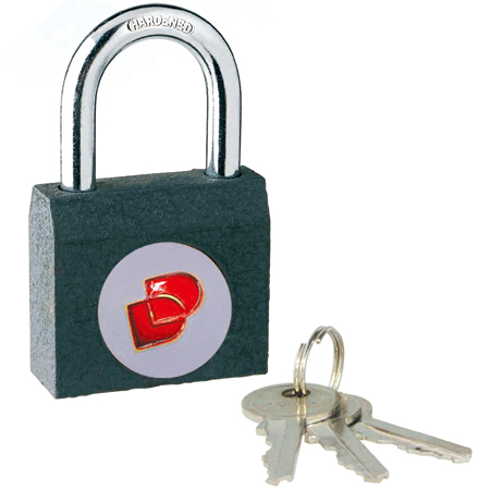 side-open iron lock