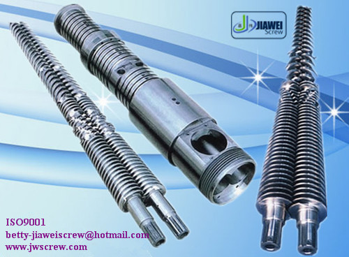 conical twin screw for extruder