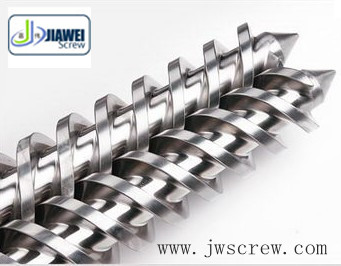 conical twin screw for extruder