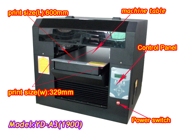 muti-color flatbed printer machine 