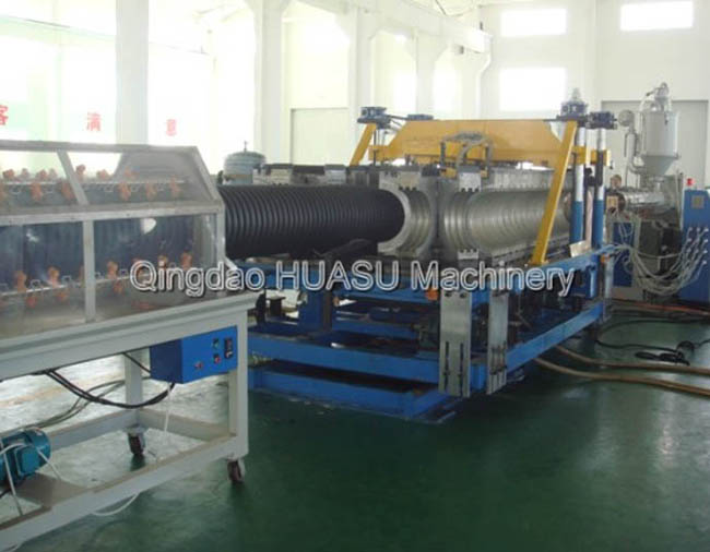 SBG500 HDPE/PP Double Wall Corrugated Pipe Extrusion Line