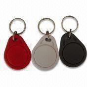 RFID Key Tags with 125kHz/13.56MHz Frequency, Different Colors and Designs are Available 