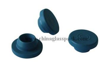 Butyl rubber stoppers for injection vials