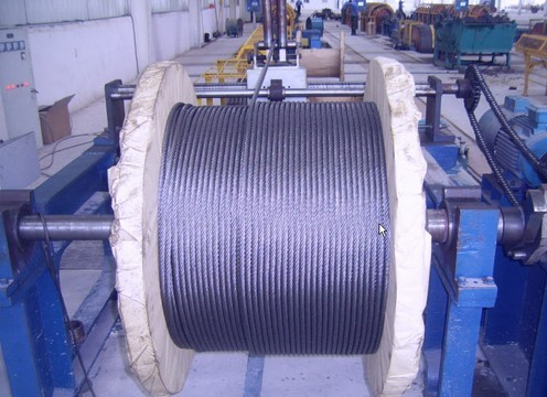 6 x Fi (29) IWRC,DIA=28MM,L=205.4M,steel wire rope 