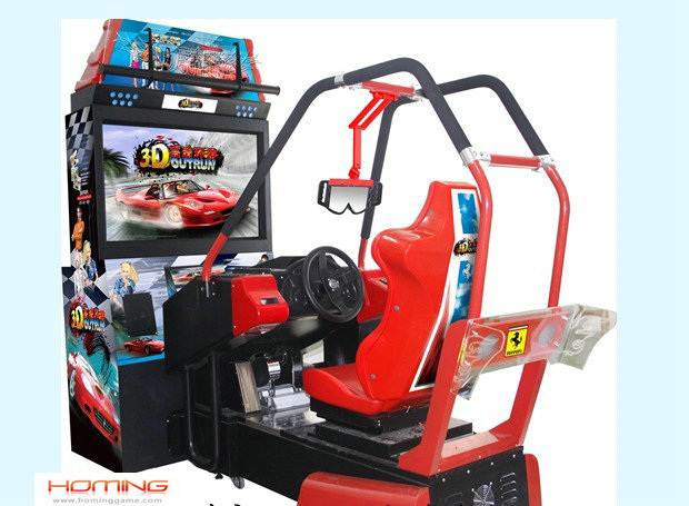 3D OutRun Racing car game machine(HD)(hominggame-COM-403)