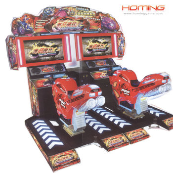 Pop moto racing arcade machine (hominggame-COM-407)