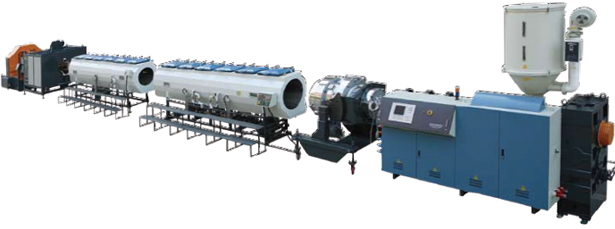PE Large-Caliber Gas/Water Supply Pipe Extruder Line