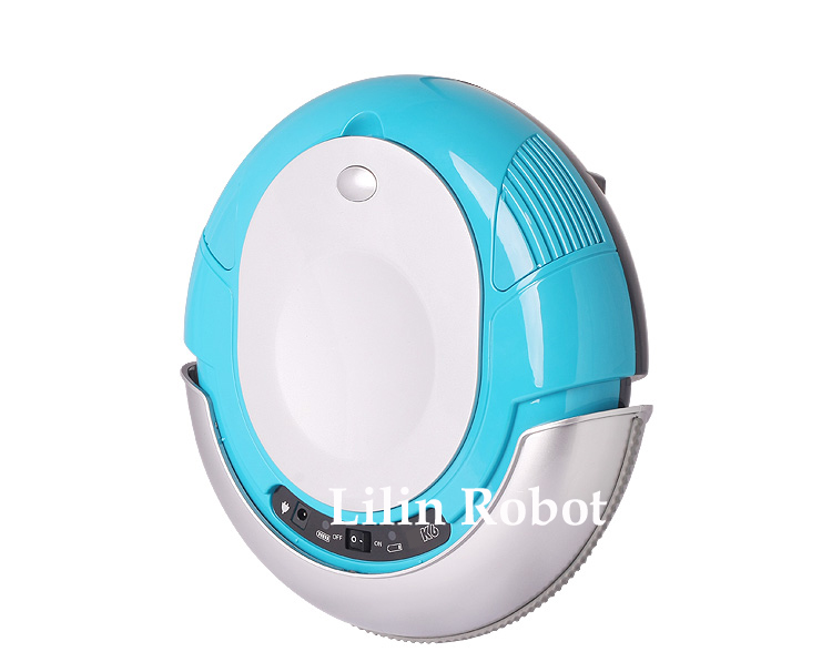 3 in 1 Mini Robot Vacuum Cleaner (Vacuum, Sweep, Mop) , Removable 2 Side-brushes, Adjustable Anti-cliff Sensors,3 Working Modes